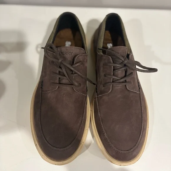Sperry Men's Cabo II Brown Oxfords - Picture 2 of 7